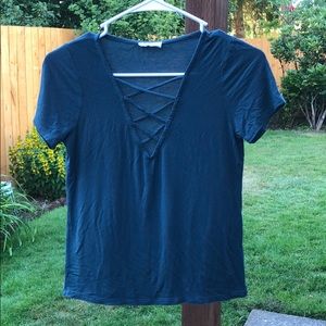 Deep V neck t-shirt